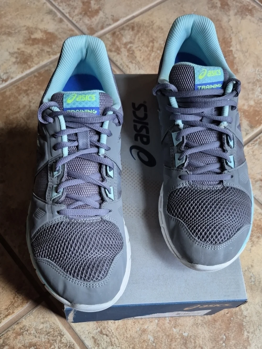 ASICS Women's GEL-Craze TR 3 in Titanium/Crystal Blue - Size 10.5